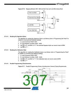 浏览型号ATMEGA64A-AU的Datasheet PDF文件第307页