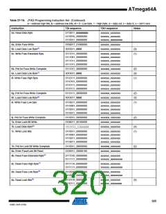 浏览型号ATMEGA64A-AU的Datasheet PDF文件第320页