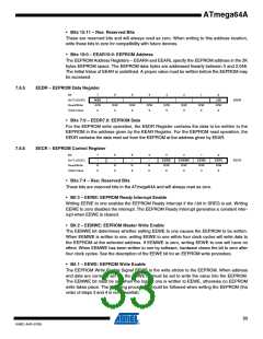 浏览型号ATMEGA64A-AU的Datasheet PDF文件第33页