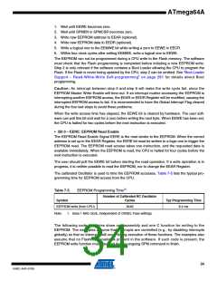 浏览型号ATMEGA64A-AU的Datasheet PDF文件第34页