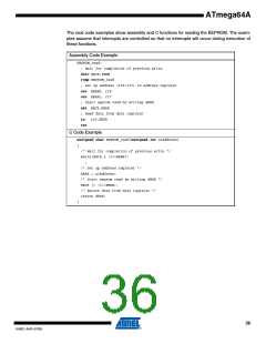 浏览型号ATMEGA64A-AU的Datasheet PDF文件第36页