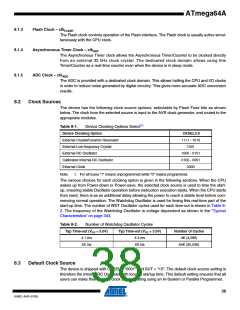 浏览型号ATMEGA64A-AU的Datasheet PDF文件第38页