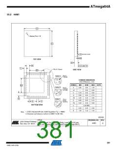 浏览型号ATMEGA64A-AU的Datasheet PDF文件第381页