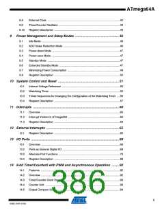 浏览型号ATMEGA64A-AU的Datasheet PDF文件第386页