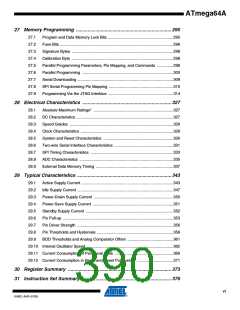 浏览型号ATMEGA64A-AU的Datasheet PDF文件第390页