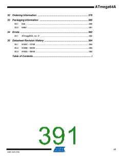 浏览型号ATMEGA64A-AU的Datasheet PDF文件第391页