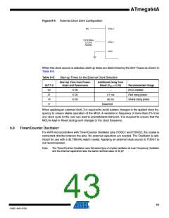 浏览型号ATMEGA64A-AU的Datasheet PDF文件第43页