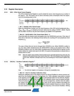 浏览型号ATMEGA64A-AU的Datasheet PDF文件第44页