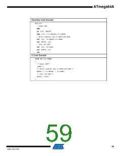 浏览型号ATMEGA64A-AU的Datasheet PDF文件第59页