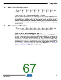 浏览型号ATMEGA64A-AU的Datasheet PDF文件第67页