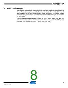 浏览型号ATMEGA64A-AU的Datasheet PDF文件第8页
