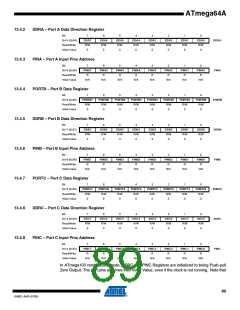 浏览型号ATMEGA64A-AU的Datasheet PDF文件第89页