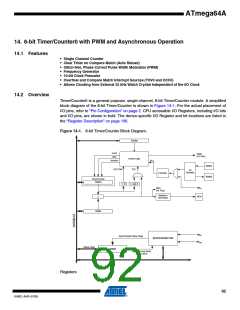 浏览型号ATMEGA64A-AU的Datasheet PDF文件第92页