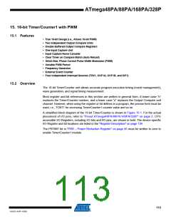 浏览型号ATMEGA48PA-AU的Datasheet PDF文件第113页