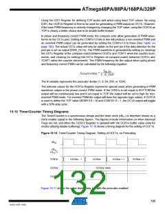 浏览型号ATMEGA48PA-AU的Datasheet PDF文件第132页