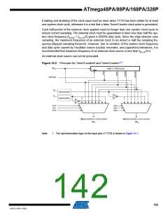 浏览型号ATMEGA48PA-AU的Datasheet PDF文件第142页