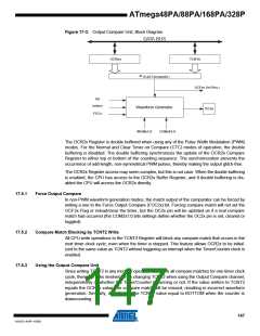 浏览型号ATMEGA48PA-AU的Datasheet PDF文件第147页