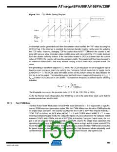 浏览型号ATMEGA48PA-AU的Datasheet PDF文件第150页