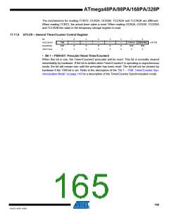 浏览型号ATMEGA48PA-AU的Datasheet PDF文件第165页