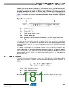 浏览型号ATMEGA48PA-AU的Datasheet PDF文件第181页