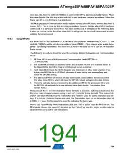 浏览型号ATMEGA48PA-AU的Datasheet PDF文件第194页