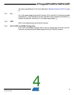 浏览型号ATMEGA48PA-AU的Datasheet PDF文件第4页