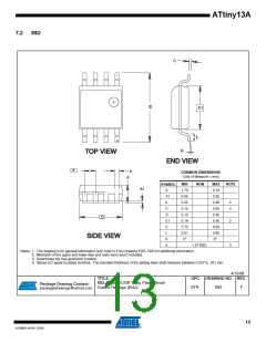 浏览型号ATTINY13A-SU的Datasheet PDF文件第13页