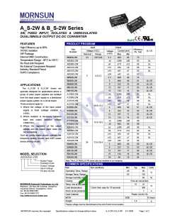 浏览型号B1215S-2W的Datasheet PDF文件第1页