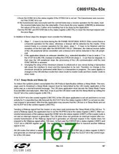 浏览型号C8051F530-IM的Datasheet PDF文件第167页