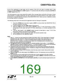 浏览型号C8051F530-IM的Datasheet PDF文件第169页