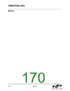 浏览型号C8051F530-IM的Datasheet PDF文件第170页