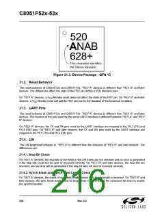 浏览型号C8051F530-IM的Datasheet PDF文件第216页