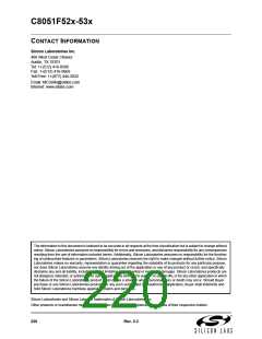 浏览型号C8051F530-IM的Datasheet PDF文件第220页