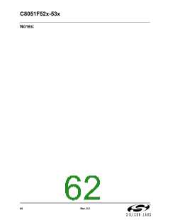 浏览型号C8051F530-IM的Datasheet PDF文件第62页