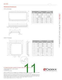 浏览型号CDK1306CTQ32的Datasheet PDF文件第11页