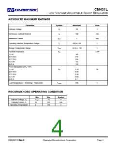 浏览型号CM431LCCM235的Datasheet PDF文件第4页