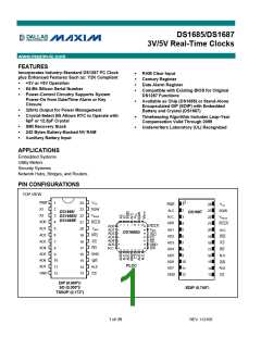 浏览型号DS1687-3的Datasheet PDF文件第1页