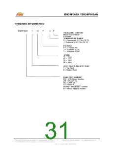浏览型号EN29F002AT-70JI的Datasheet PDF文件第31页