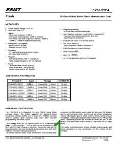 浏览型号F25L08PA-50DG的Datasheet PDF文件第1页