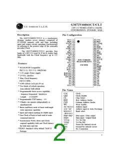 浏览型号GM72V66841CT的Datasheet PDF文件第2页