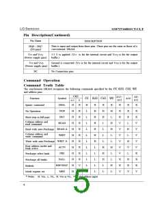 浏览型号GM72V66841CT的Datasheet PDF文件第5页