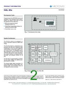 浏览型号HAL85X的Datasheet PDF文件第2页