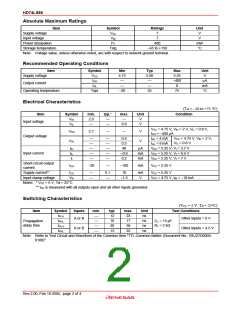 浏览型号HD74LS86P的Datasheet PDF文件第2页