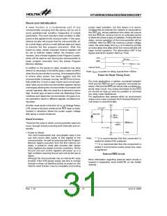 浏览型号HT48R063的Datasheet PDF文件第31页