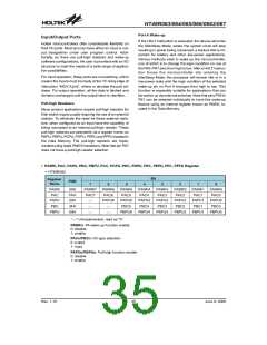 浏览型号HT48R063的Datasheet PDF文件第35页