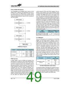 浏览型号HT48R063的Datasheet PDF文件第49页