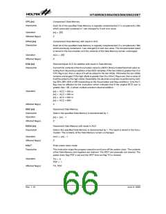 浏览型号HT48R063的Datasheet PDF文件第66页