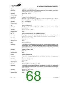浏览型号HT48R063的Datasheet PDF文件第68页