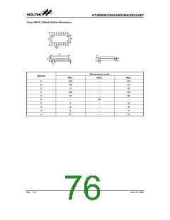 浏览型号HT48R063的Datasheet PDF文件第76页