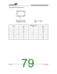 浏览型号HT48R063的Datasheet PDF文件第79页